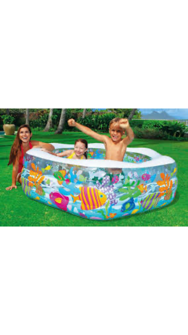 PISCINA INFLABLE HEXAGONAL REF:56493NP