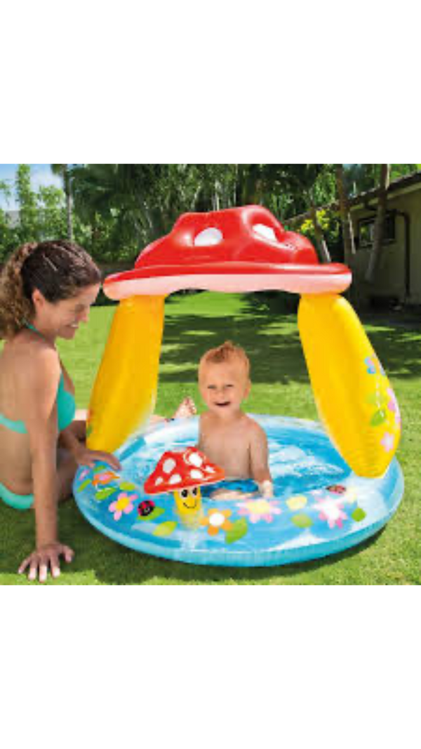 PISCINA INFLABLE DE HONGO P-BEBE 102*89 REF:57114NP