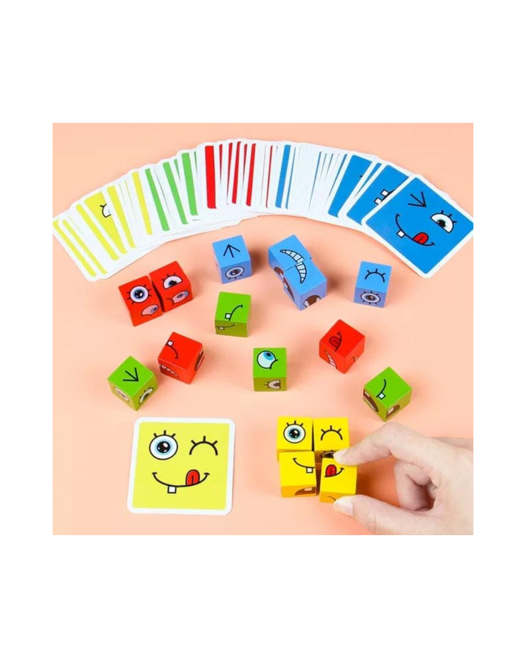 JUEGO DE MESA CUBOS CAMBIOS DE EMOCIONES