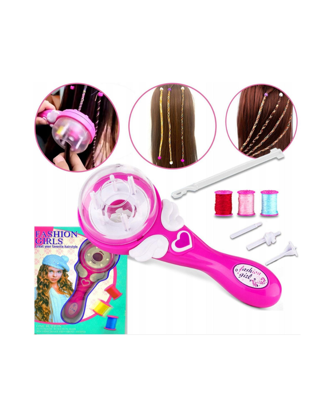 TEJEDOR AUTOMATICO PARA CABELLO NIÑAS