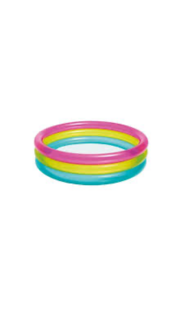 PISCINA INFLABLE P/BEBE 3 AROS 86x25cm REF:57104NP