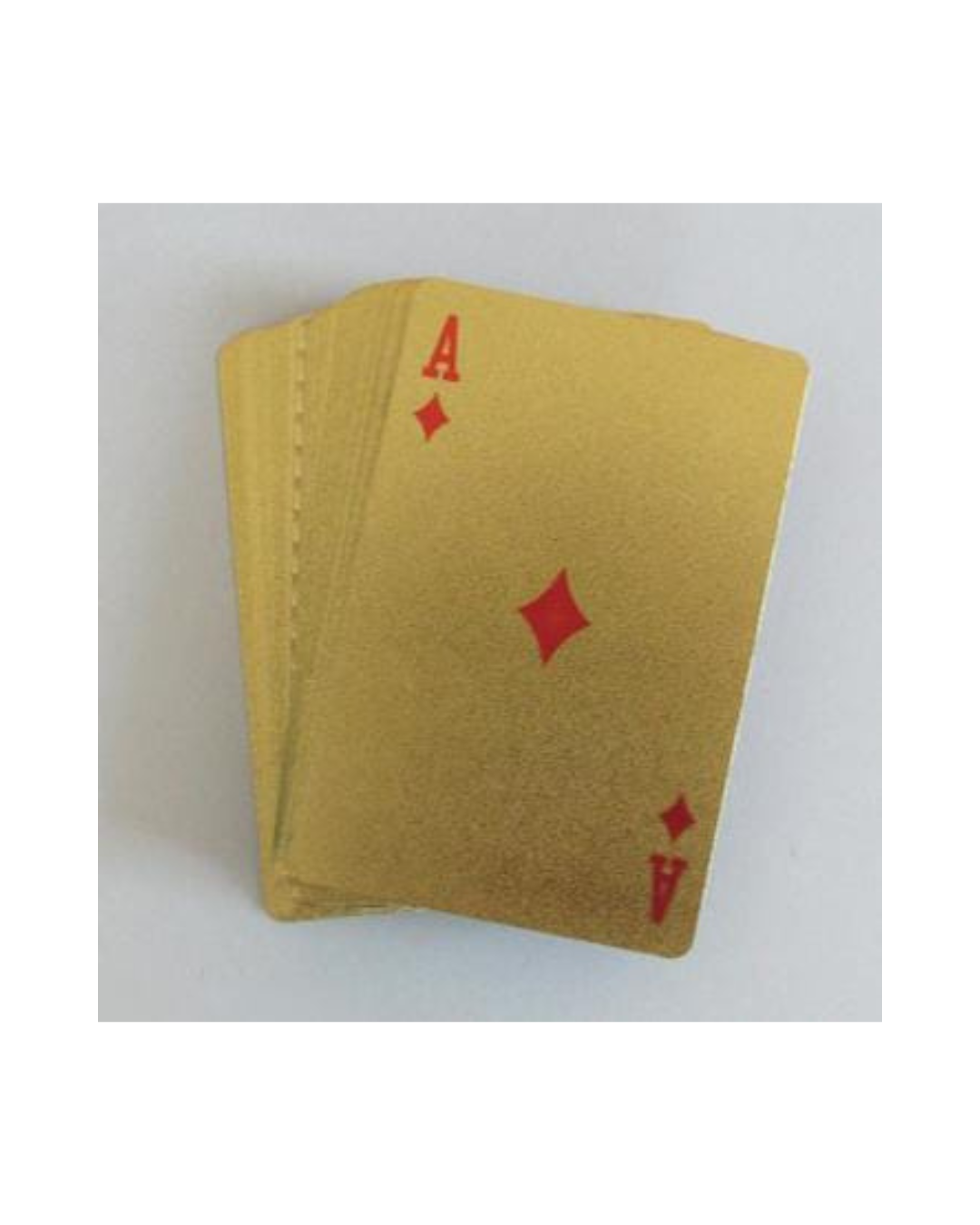 ️JUEGO DE CARTAS DE LUJO DORADO