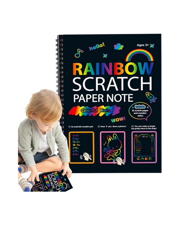 LIBRETA SCRATCH COLORIDA