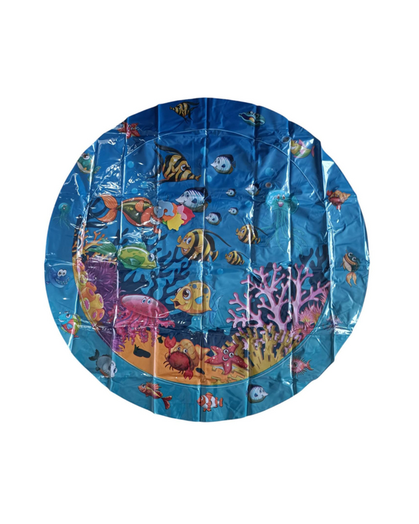 TAPETE INFLABLE REDONDO PARA BEBÉS