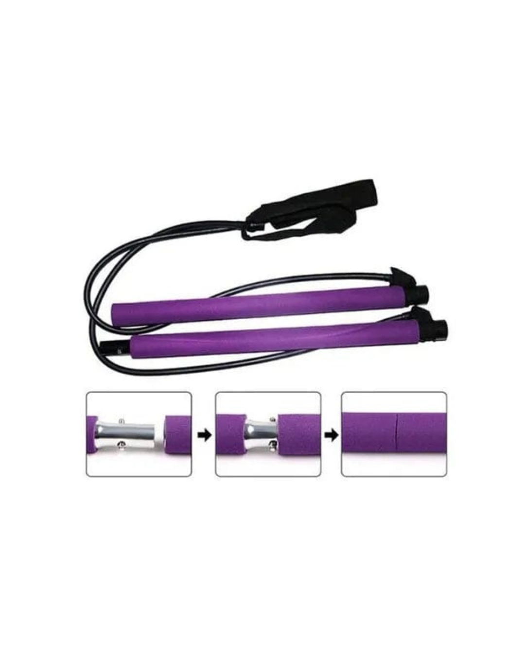 BARRA PILATES PORTÁTIL DE COLORES