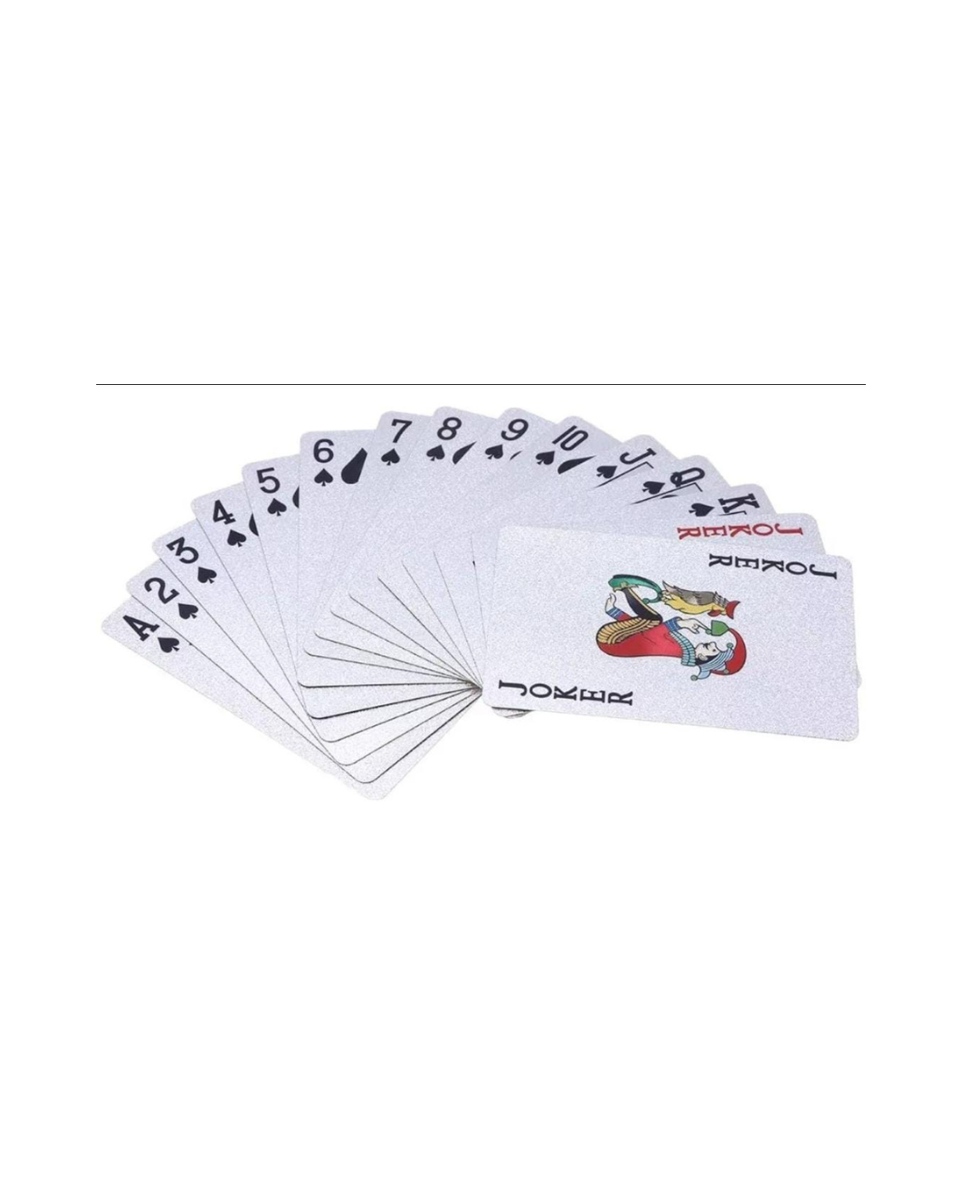 JUEGO DE CARTAS DE LUJO METALIZADO