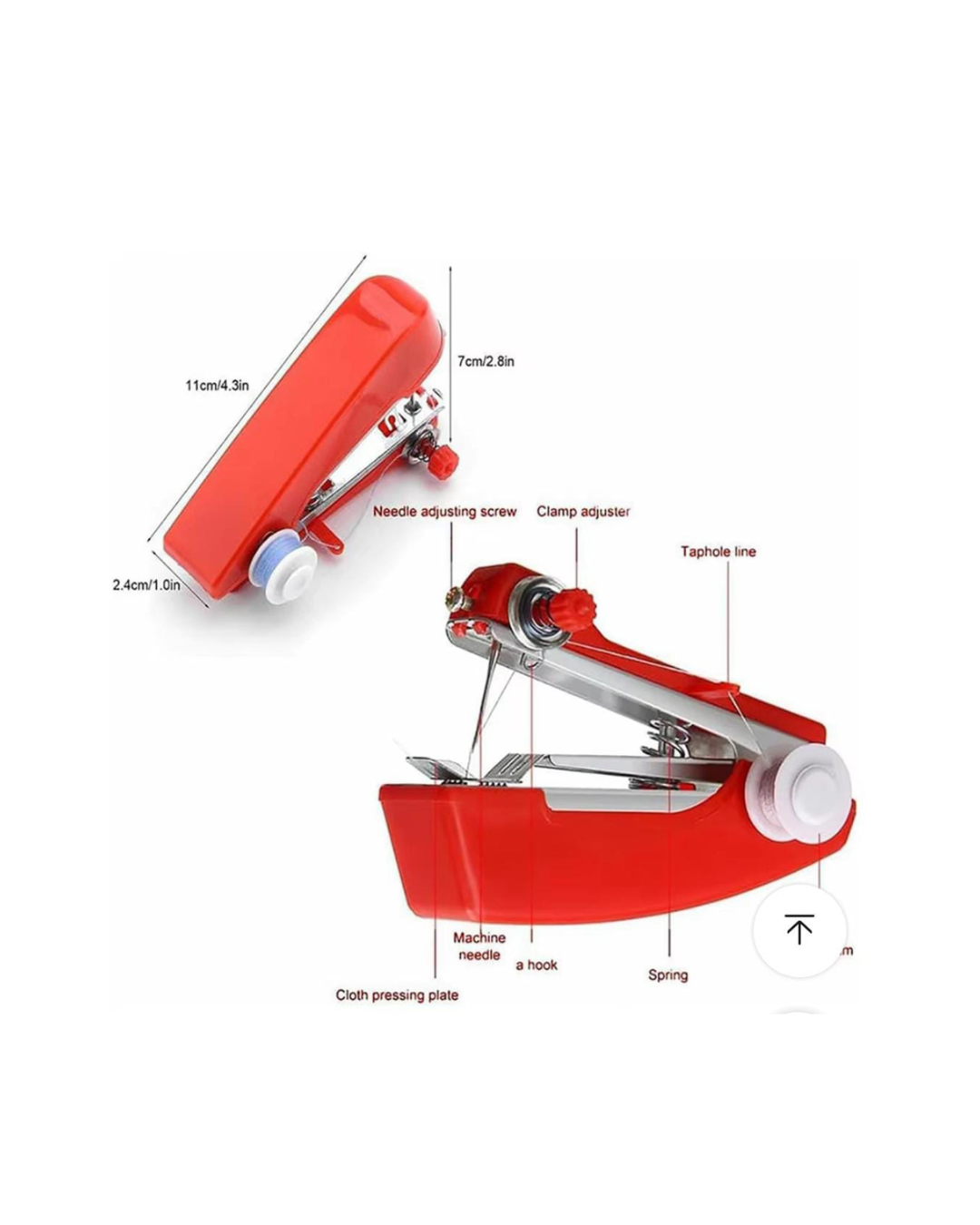 MINI MAQUINA DE COSER MANUAL