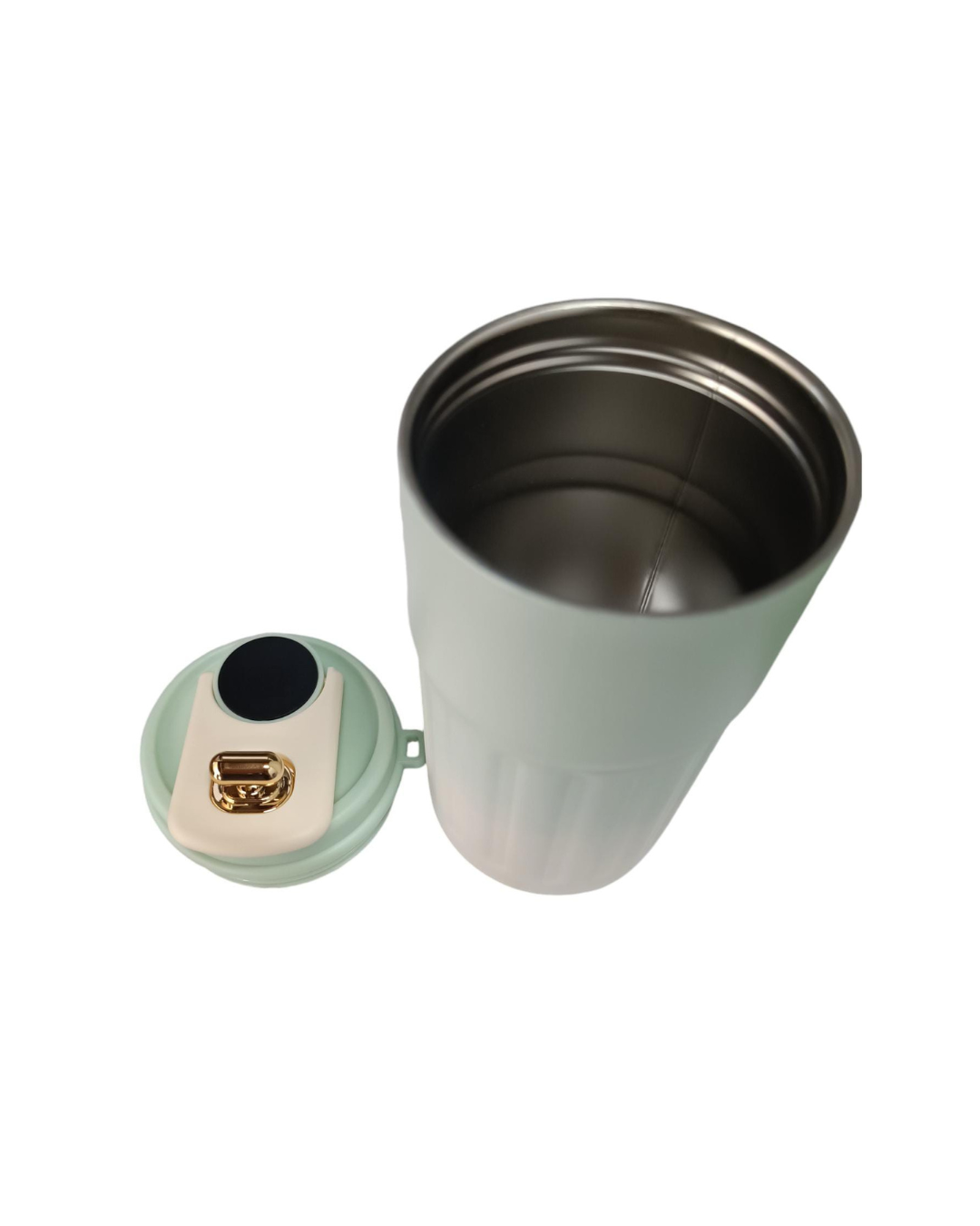 VASO TÉRMICO VERDE CON INDICADOR