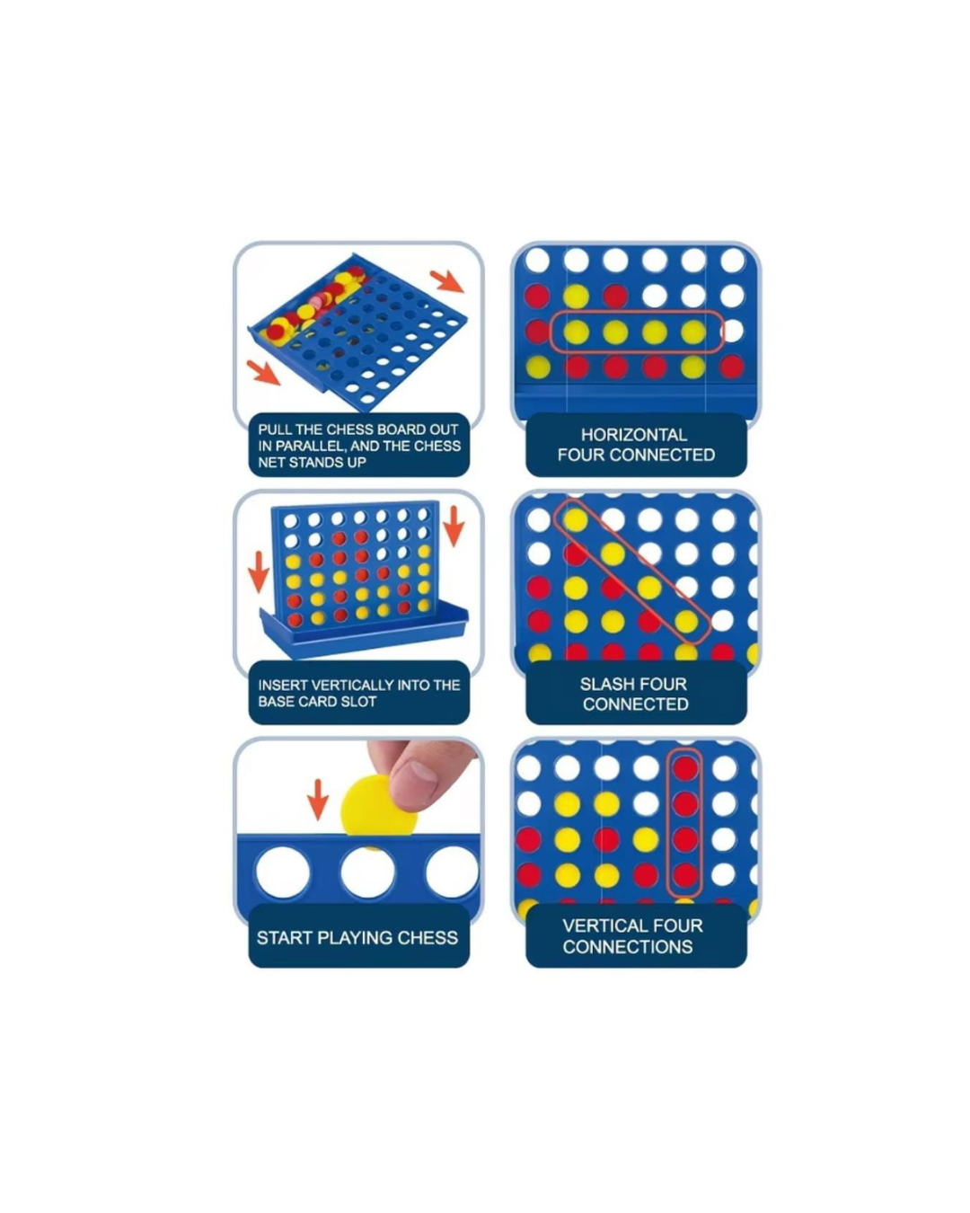 JUEGO DE MESA CONNECT 4 CLASICO GRANDE