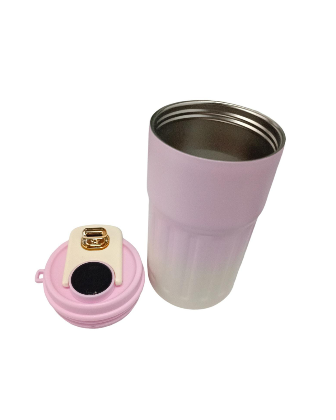 VASO TÉRMICO ROSADO CON INDICADOR