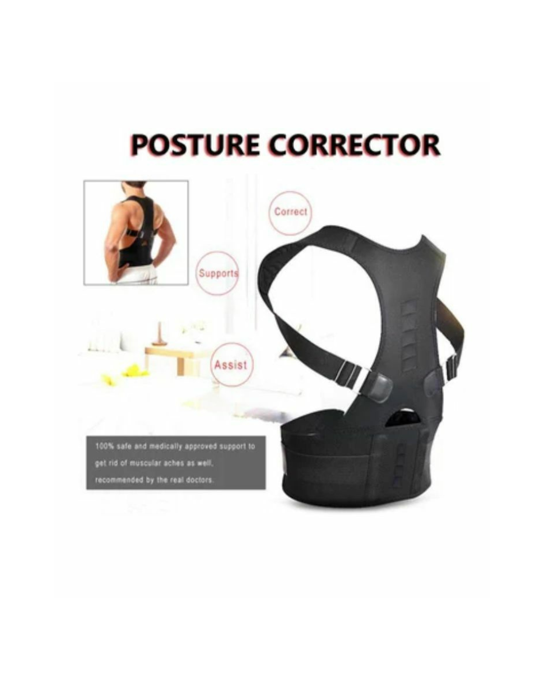 CORRECTOR DE POSTURA TALLA M