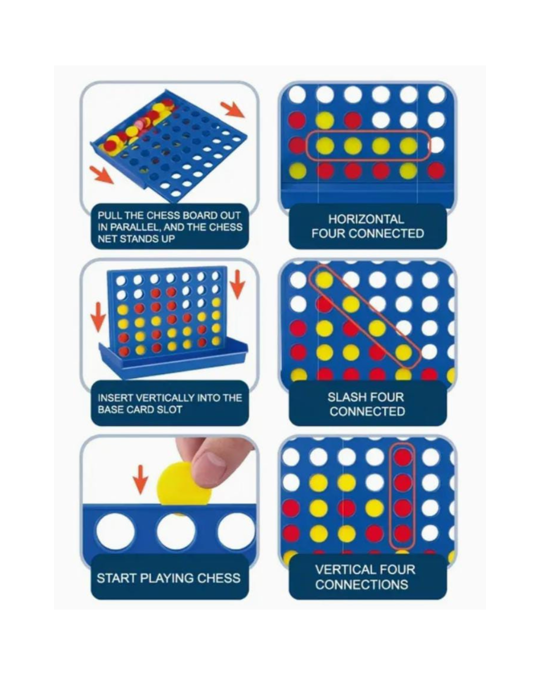 JUEGO DE MESA CONNECT 4 CLASICO PEQUEÑO