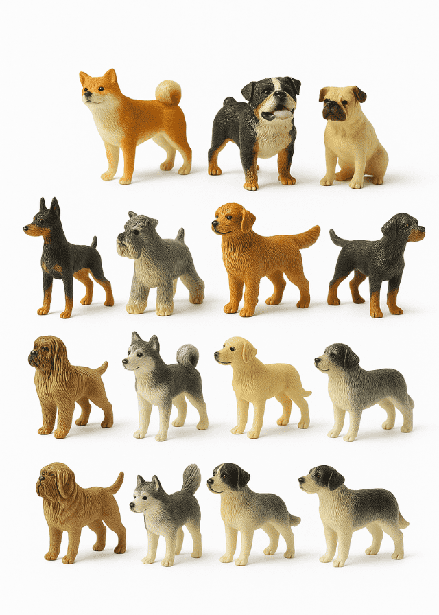 ANIMALES PERROS EN MINIATURA