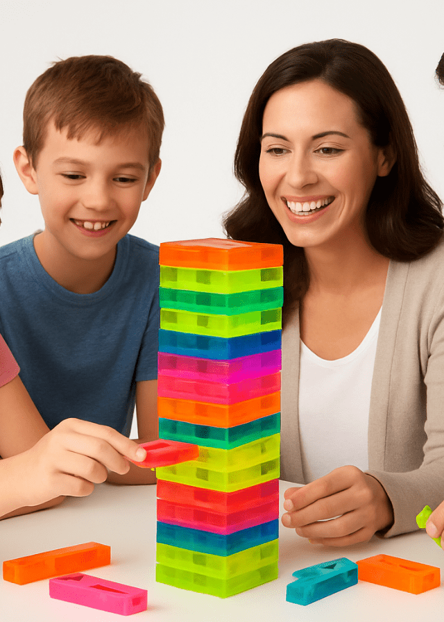 ﻿️JENGA ACRILICO FLUORESCENTE️