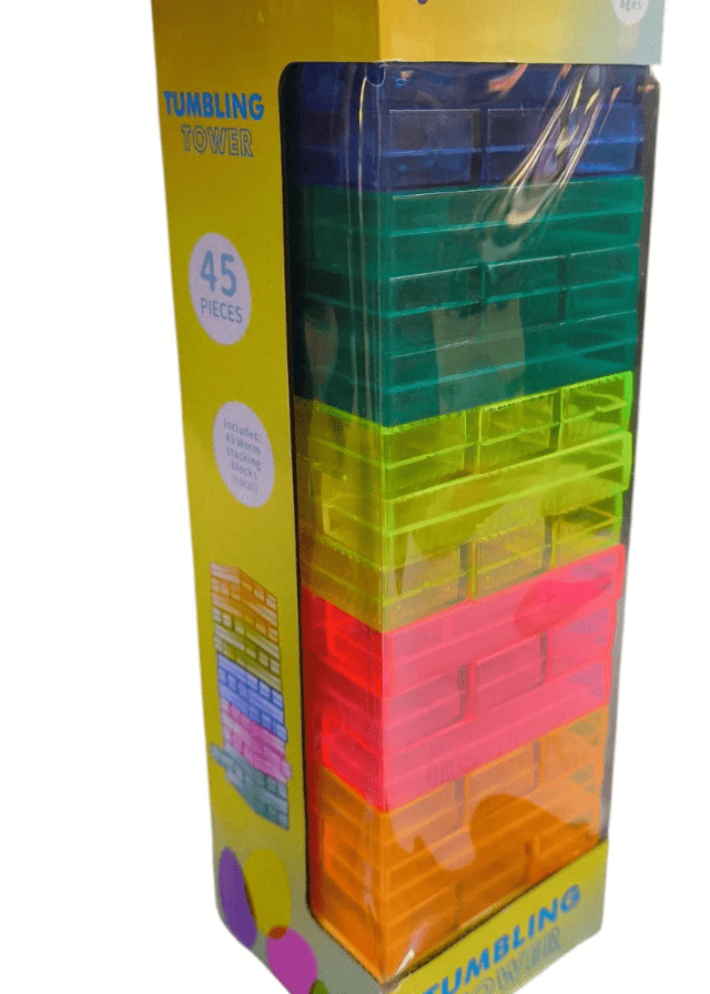 ﻿️JENGA ACRILICO FLUORESCENTE️